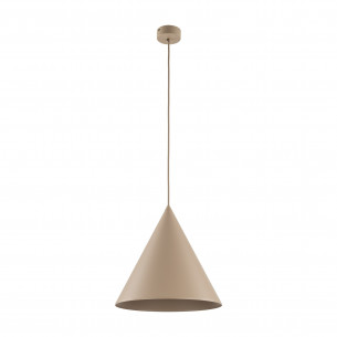 Lampa wisząca stożek Cono Sabia 32cm beżowa TK Lighting