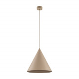 Lampa wisząca stożek Cono Sabia 32cm beżowa TK Lighting