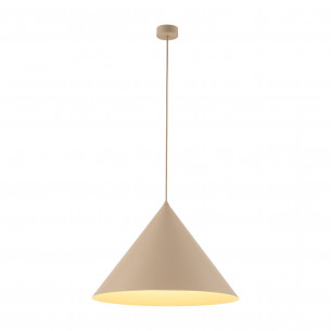 Lampa wisząca stożek Cono Sabia 50cm beżowa TK Lighting