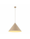 Lampa wisząca stożek Cono Sabia 50cm beżowa TK Lighting