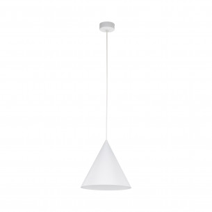Lampa wisząca stożek Cono White 25cm biała TK Lighting