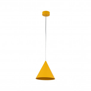 Lampa wisząca stożek Cono Yellow 19cm żółta TK Lighting