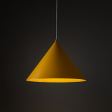 Lampa wisząca stożek Cono Yellow 50cm żółta TK Lighting