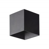 Kinkiet ogrodowy góra-dół Cube LED 3000K IP54 czarny TK Lighting