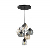 Lampa wisząca szklane kule Cubus VII 49cm multikolor TK Lighting