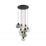 Lampa wisząca szklane kule Cubus IX 49cm multikolor TK Lighting