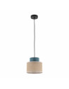 Lampa wisząca boho Duo 20cm juta / zielony TK Lighting
