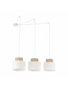 Lampa wisząca boho 3 punktowa pająk Duo 400cm juta / biały TK Lighting