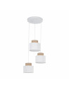 Lampa wisząca boho 3 punktowa Duo 35cm juta / biały TK Lighting