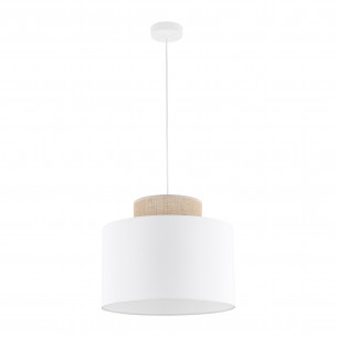 Lampa wisząca boho Duo 38cm juta / biały TK Lighting