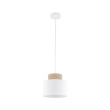Lampa wisząca boho Duo 20cm juta / biały TK Lighting