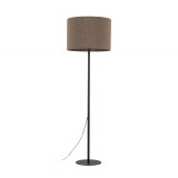 Lampa podłogowa z abażurem Earth 50cm brązowy / czarny TK Lighting
