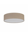 Plafon okrągły z abażurem Earth 60cm len TK Lighting