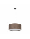 Lampa wisząca z abażurem Earth 50cm brązowa TK Lighting
