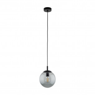 Lampa wisząca szklana kula Esme 25cm grafitowa TK Lighting