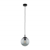 Lampa wisząca szklana kula Esme 25cm grafitowa TK Lighting