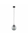 Lampa wisząca szklana kula Esme 25cm grafitowa TK Lighting