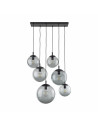 Lampa wisząca szklane kule na listwie Esme VI 77cm grafitowa TK Lighting