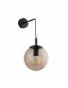Kinkiet wiszący szklana kula Esme topaz brązowy / czarny TK Lighting