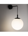 Kinkiet wiszący szklana kula Esme biały / czarny TK Lighting