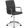 Q022 Duty grey quilted office chair Signal