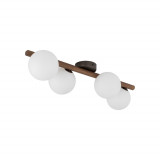 Plafon szklany 4 kule Estera biały / orzech TK Lighting Plafon szklany 4 kule Estera biały / orzech TK Lighting