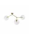 Lampa sufitowa 3 szklane kule Fairy 70cm przeźroczysto-złota TK Lighting
