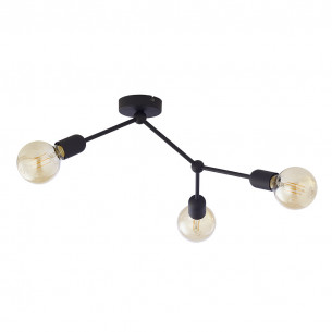 Lampa sufitowa loft 3 punktowa Fantasy 55cm czarna TK Lighting