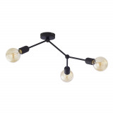 Lampa sufitowa loft 3 punktowa Fantasy 55cm czarna TK Lighting