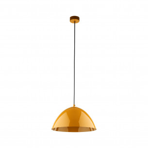 Lampa wisząca metalowa Faro Ochra 34cm żółta TK Lighting