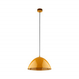 Lampa wisząca metalowa Faro Ochra 34cm żółta TK Lighting