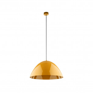 Lampa wisząca metalowa Faro Ochra 50cm żółta TK Lighting