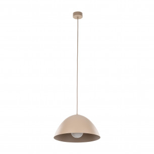 Lampa wisząca metalowa Faro Sabia 34cm beżowa TK Lighting