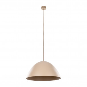 Lampa wisząca metalowa Faro Sabia 50cm beżowa TK Lighting