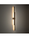 Kinkiet pionowy podwójny Flash LED 3000K 90cm czarny / sosna TK Lighting