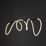 Lampa wisząca nowoczesna Flexi LED 4000K 100cm biało-czarna TK Lighting