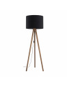 Lampa trójnóg z abażurem Grand 50cm H145cm czarny / orzech TK Lighting