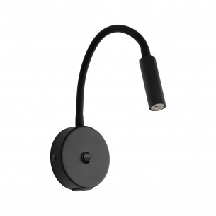 Kinkiet z włącznikiem i usb Lagos czarny TK Lighting