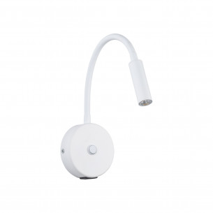 Kinkiet z włącznikiem i usb Lagos biały TK Lighting