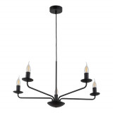 Żyrandol świecznikowy wiszący Limal V 72cm czarny TK Lighting