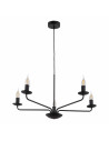 Żyrandol świecznikowy wiszący Limal V 72cm czarny TK Lighting