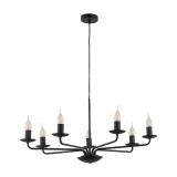 Żyrandol świecznikowy wiszący Limal VII 72cm czarny TK Lighting