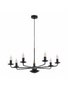 Żyrandol świecznikowy wiszący Limal VII 72cm czarny TK Lighting