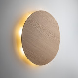 Kinkiet okrągły drewniany Luna 60cm dąb TK Lighting