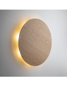 Kinkiet okrągły drewniany Luna 60cm dąb TK Lighting