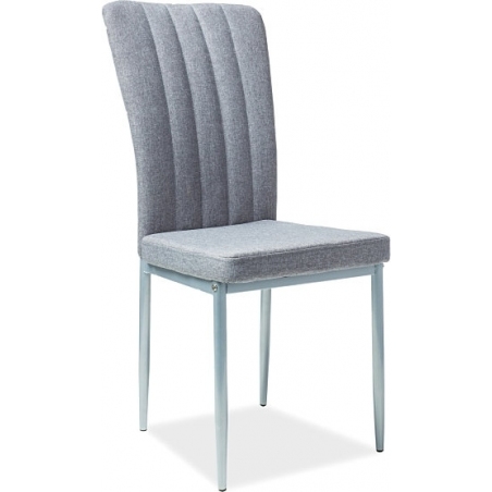 Modne Krzesło tapicerowane H733 Szare/Białe Signal do jadalni, salonu i kuchni.