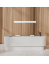 Lampa wisząca podłużna Luxe LED 3000K 120cm biała TK Lighting