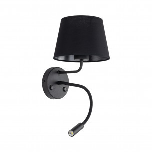 Kinkiet z lampką do czytania Maja czarny TK Lighting