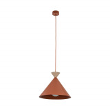 Lampa wisząca stożek Matteo 33cm ceglany / sabia TK Lighting