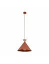 Lampa wisząca stożek Matteo 33cm ceglany / sabia TK Lighting